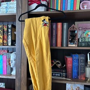Disney Yellow Sweatpants